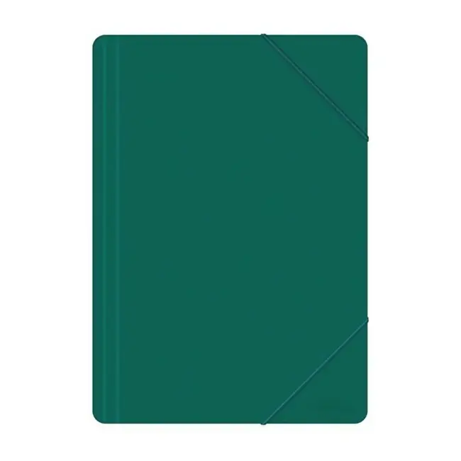 Mapa din plastic cu elastic, Memoris Precious, verde BPTCBV032119