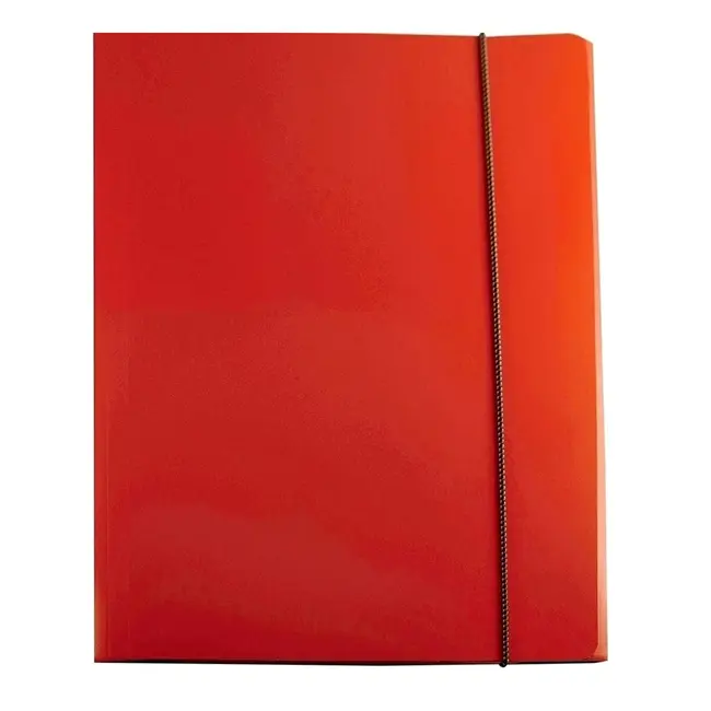 Mapa documente Ecomax, inchidere cu elastic, carton plastifiat, rosu BPTCBZ1001