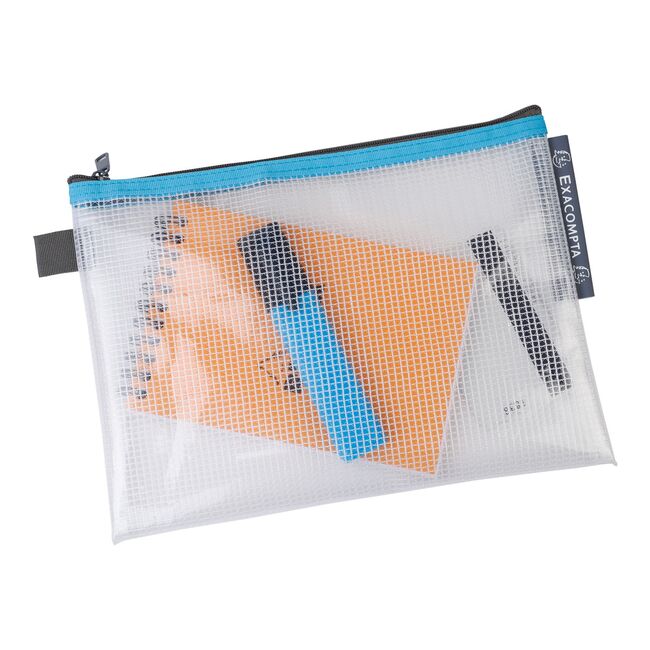 Mapa protectie, inchidere fermoar, A5, transparent BPTCFA034140