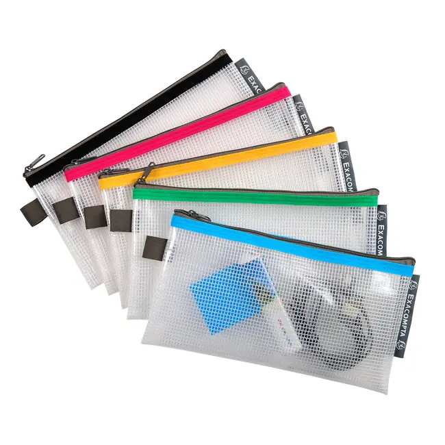 Mapa protectie, inchidere fermoar, DL, 10x31 cm, transparent BPTCFA034130