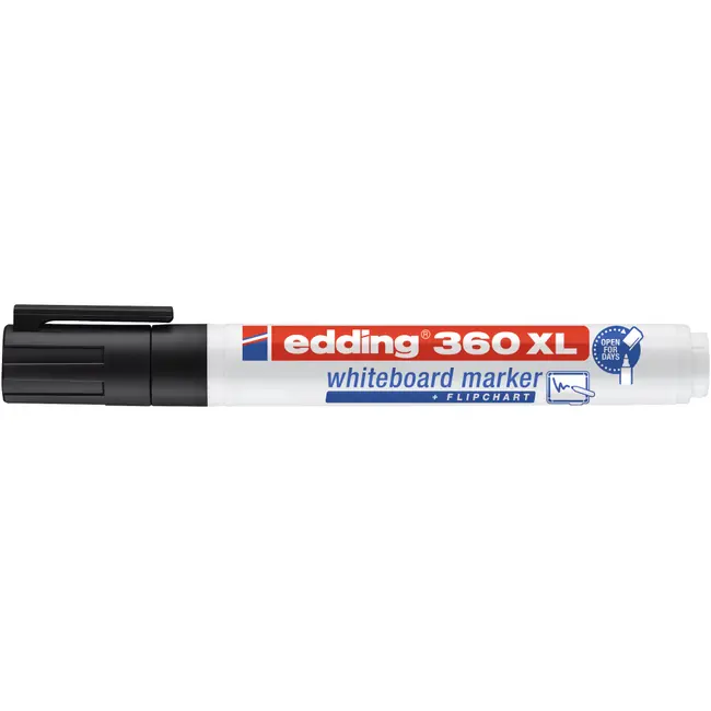 Marker Edding 360XL pentru tabla, varf 1.5-3 mm, negru BPTCED6619001