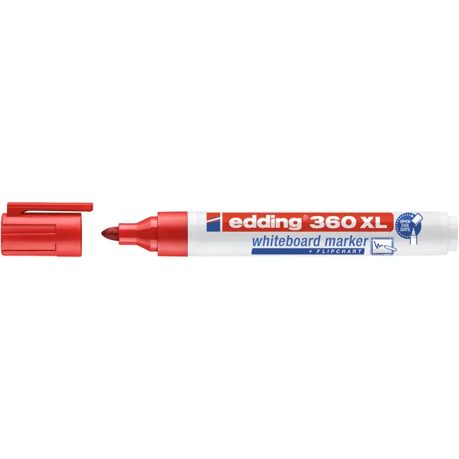 Marker Edding 360XL pentru tabla, varf 1.5-3 mm, rosu BPTCED6619002