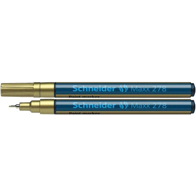 Marker pe baza de vopsea Schneider Maxx 278, auriu, varf 0.8 mm BPTCSCH127853