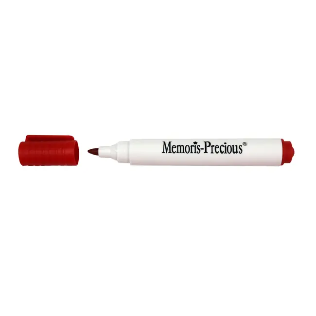 Marker pentru tabla Memoris-Precious, varf tesit, 2-5 mm, rosu BPTCBV990012