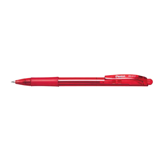 Pix cu mecanism, Pentel, BK-417, 0.7 mm, plastic, rosu BPTCPE417002