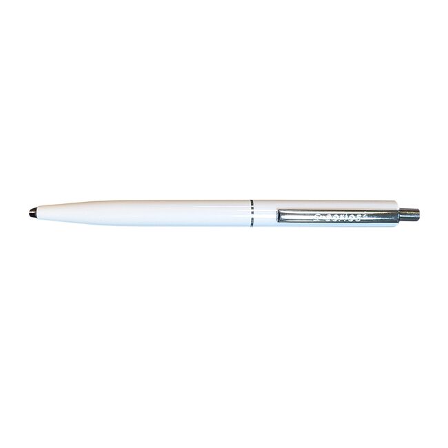 Pix cu mecanism A-series, corp plastic alb, scriere albastra, varf 0.8 mm BPTCAY001448