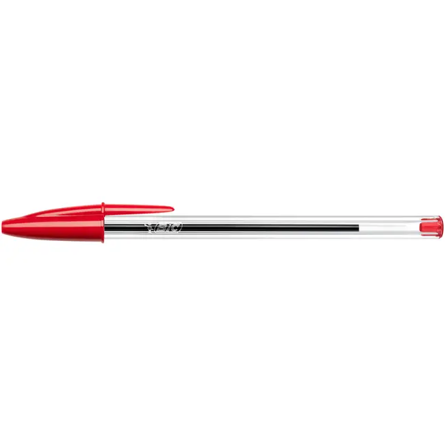 Pix fara mecanism BIC, Cristal Medium, 1.0 mm, scriere rosie BPTCCT8009