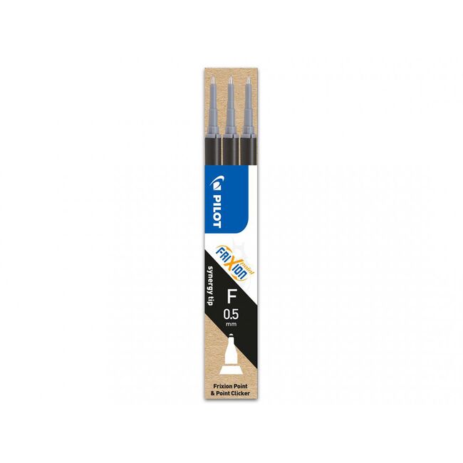 Rezerva roller cu gel Pilot Frixion Point, 0.5 mm, negru BPTCPI500012
