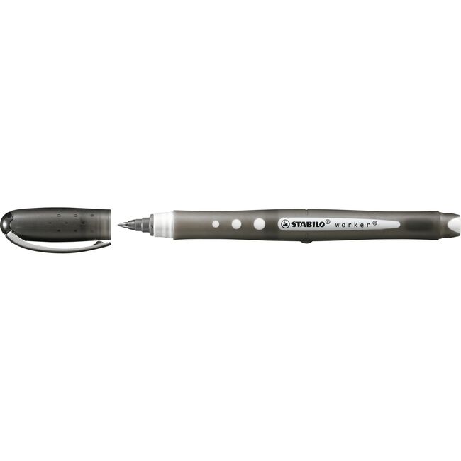 Roller cu cerneala, Stabilo, Bionic Worker Colorful, 0.5 mm, plastic, negru BPTCSW201841