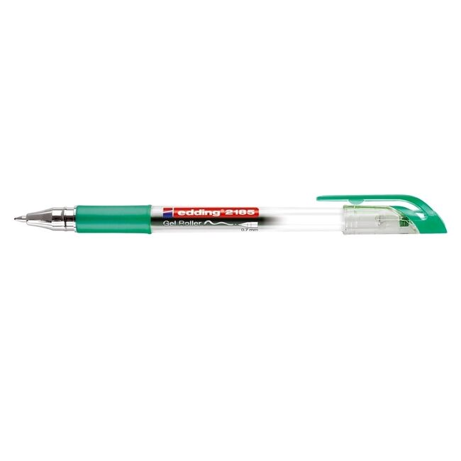 Roller cu gel, Edding, Cristal Jelly 2185, 0.7 mm, plastic, verde BPTCED21854