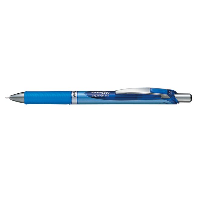 Roller cu gel, Pentel, Energel, 0.5 mm, plastic, albastru BPTCPE101212