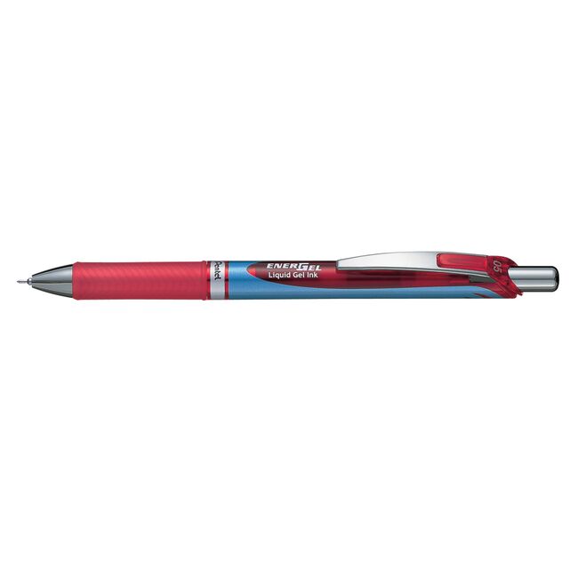 Roller cu gel, Pentel, Energel, 0.5 mm, plastic, rosu BPTCPE101211