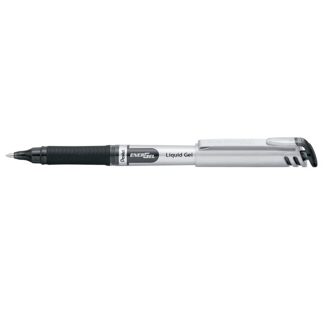 Roller cu gel, Pentel, Energel, 0.7 mm, plastic, negru BPTCPE101100