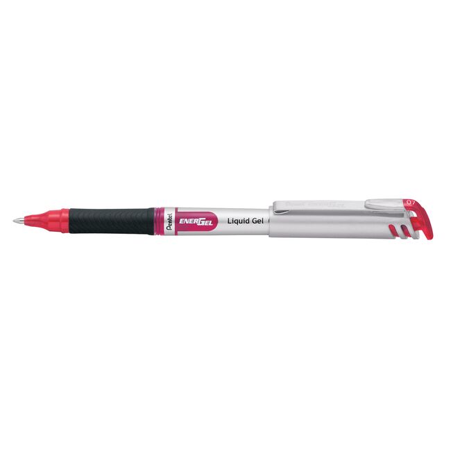 Roller cu gel, Pentel, Energel, 0.7 mm, plastic, rosu BPTCPE101101