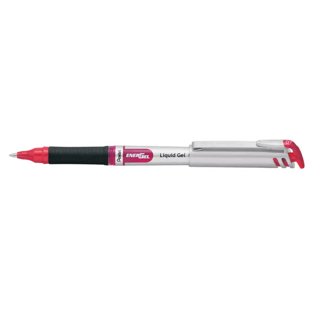 Roller cu gel, Pentel, Energel, 0.7 mm, plastic, rosu BPTCPE101101