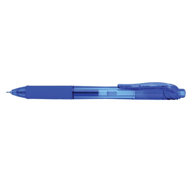 Roller cu gel, Pentel, Energel X, 0.5 mm, plastic, albastru BPTCPE101232
