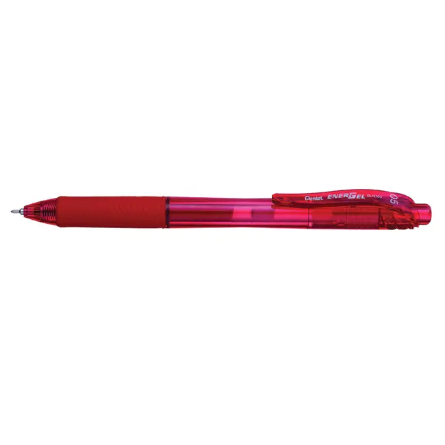 Roller cu gel, Pentel, Energel X, 0.5 mm, plastic, rosu BPTCPE101231