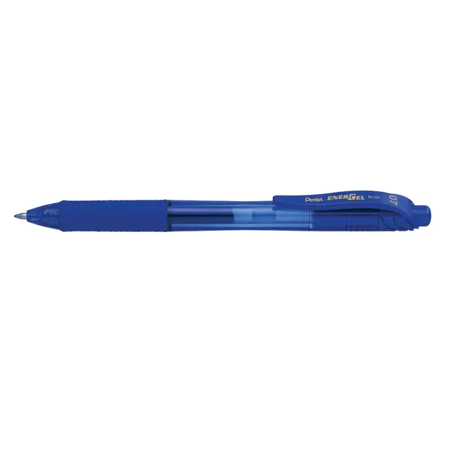 Roller cu gel, Pentel, Energel X, 0.7 mm, plastic, albastru BPTCPE102172