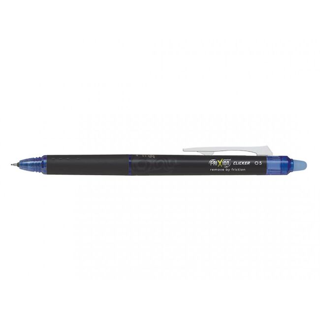 Roller cu gel Pilot Frixion Clicker, cu mecanism, 0.5 mm, albastru BPTCPI500022