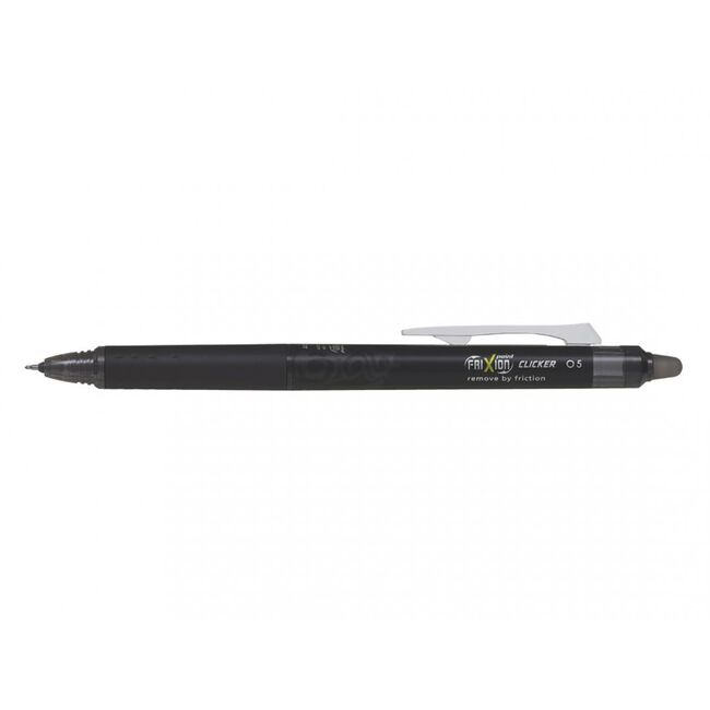 Roller cu gel Pilot Frixion Clicker, cu mecanism, 0.5 mm, negru BPTCPI500020