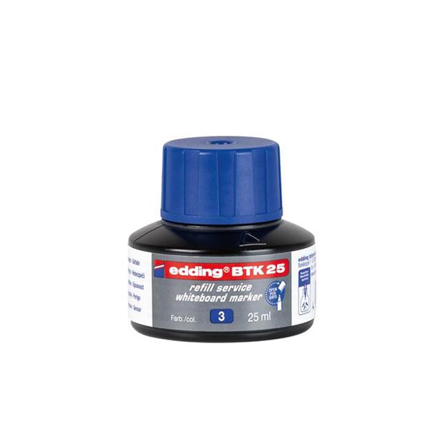 Tus Edding BTK25 pentru marker tabla, 25 ml, negru BPTCED360005