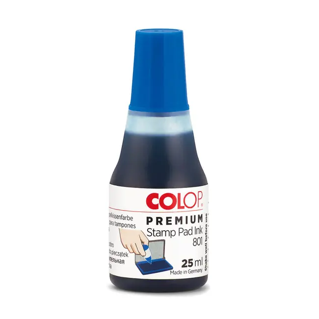 Tus pentru stampila Colop. 25 ml, albastru BPTCTO00301