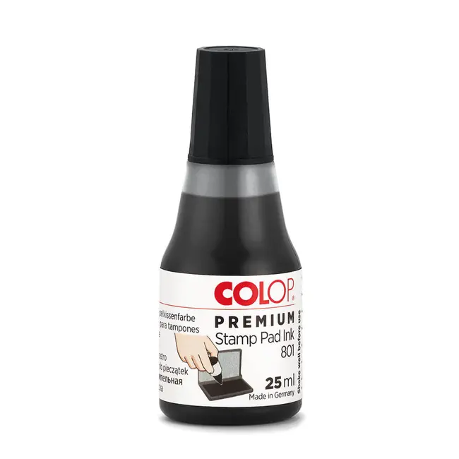 Tus pentru stampila Colop. 25 ml, negru BPTCTO00303