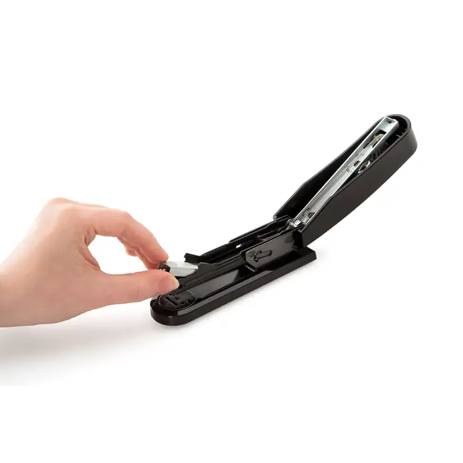 Capsator Novus, B2, 25 coli, plastic reciclat, negru BPTCNV1931