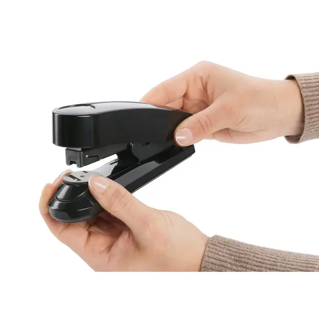 Capsator Novus B4 FC re+new, 50 coli, capse 24/6, 26/6, 24/8, 26/8, negru, 80% pp reciclat BPTCNV1933