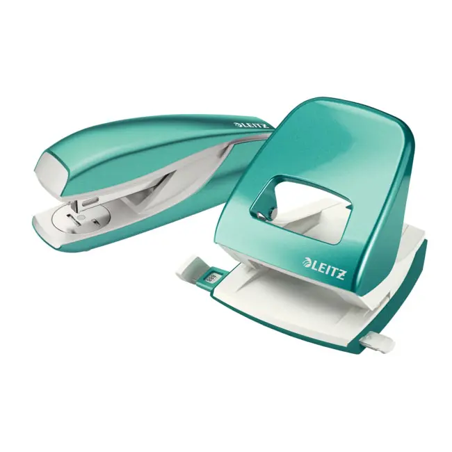 Capsator metalic Leitz WOW 5502 NeXXt Series, 30 coli, 200 capse P3 incluse, turcoaz BPTCSL801010