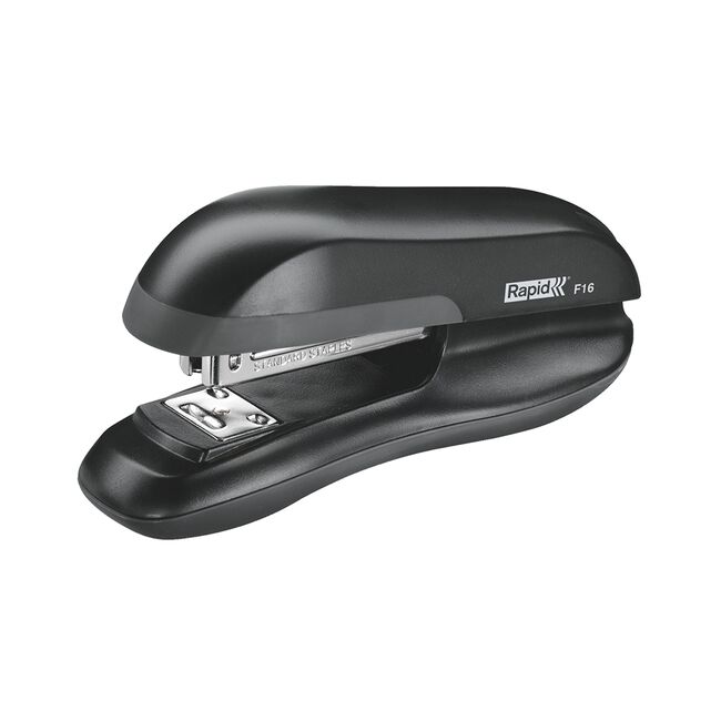 Capsator plastic Rapid F16, 30 coli, cutie, capsare inchisa/deschisa sau tip cui, negru BPTCSL810501