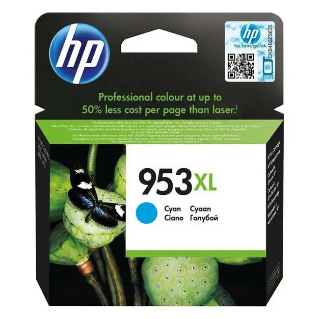 Cartus cerneala, HP, 953XL, F6U16AE, 1600 pagini,cyan BPTCHP804901