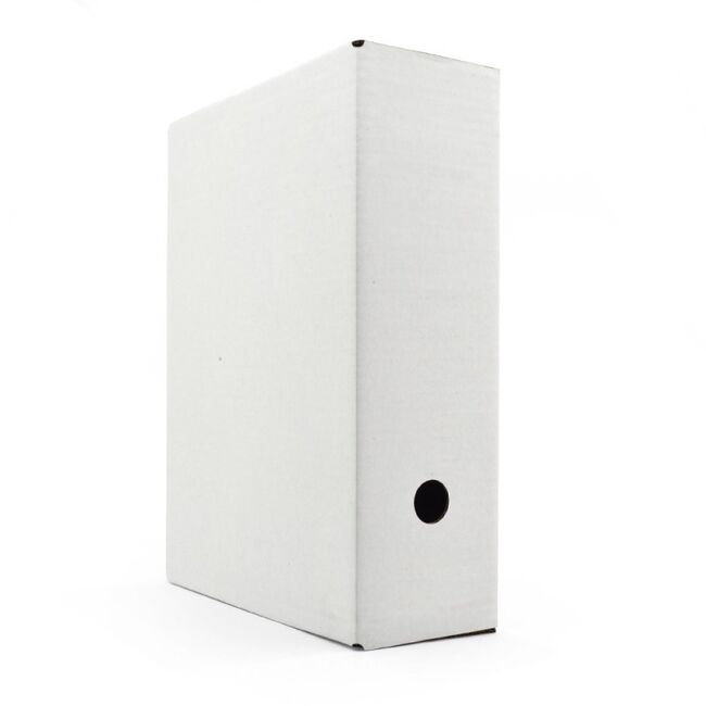 Cutie arhivare, alba, 330 x 255 x 80 mm, carton, 10 bucati/set BPTCAB08117B