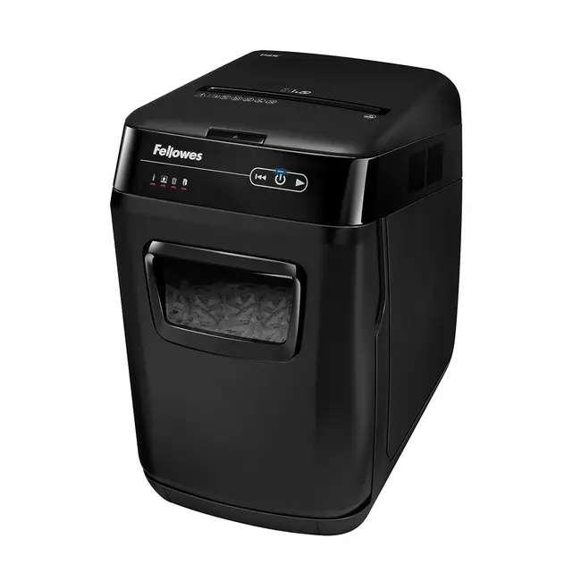 Distrugator Fellowes Automax 150c AUTO FEED CROSS CUT, negru, auto-reverse, sleep-mode BPTCFW680101