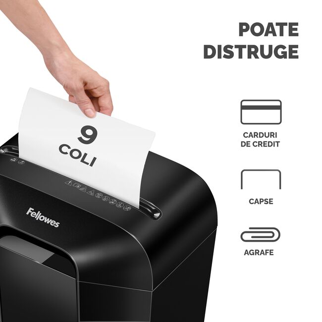 Distrugator documente Fellowes, Powershred LX50 9 coli BPTCFW406001
