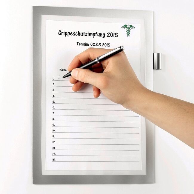 Duraframe magnetic Note, format A4, culoare gri, 1 bucata/set BPTCDB499323