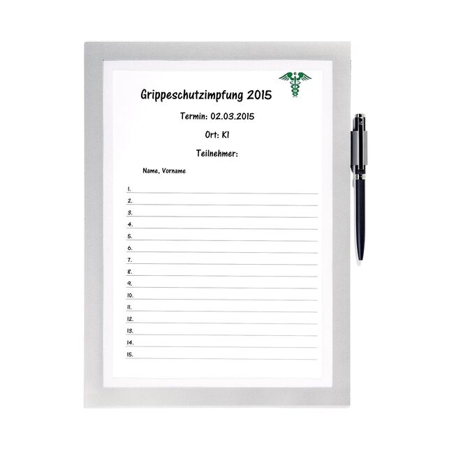 Duraframe magnetic Note, format A4, culoare gri, 1 bucata/set BPTCDB499323