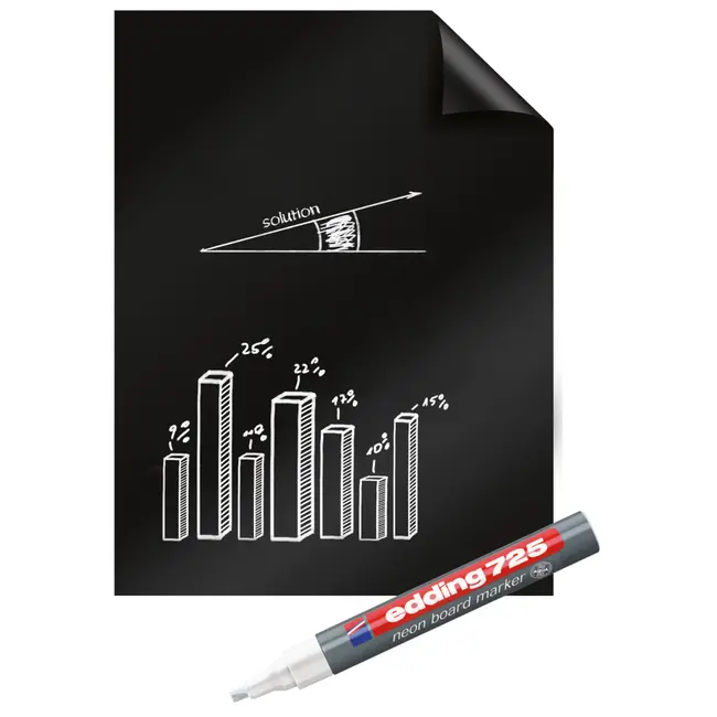 Flipchart Legamaster Magic Chart, negru, 25 coli/set BPTCPS159200