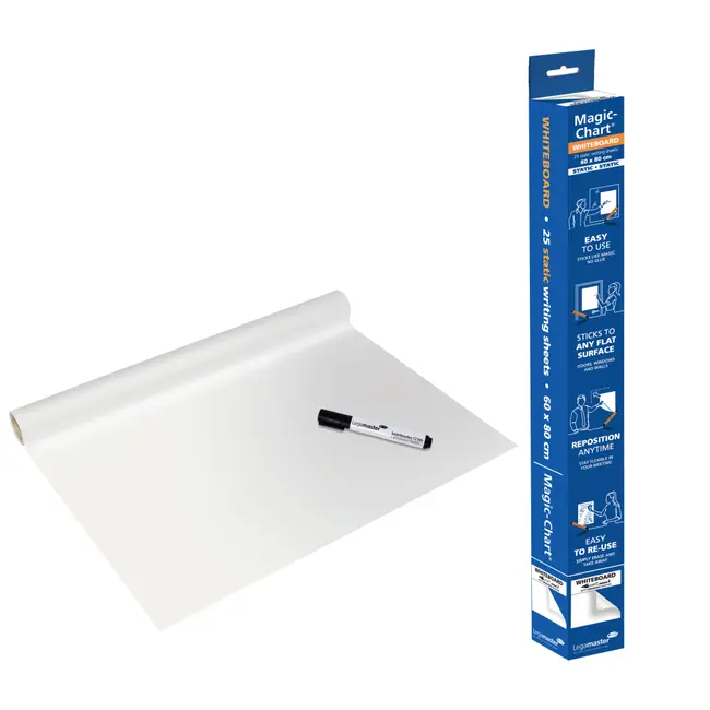 Flipchart Legamaster Magic Chart Whiteboard, alb, 25 coli/set BPTCPS159100