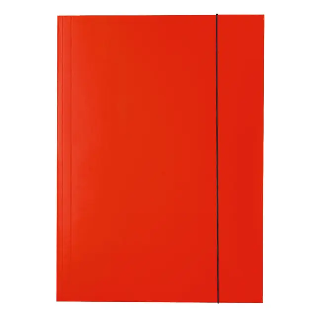 Mapa Esselte Economy din carton, cu elastic, rosu BPTCSL000179