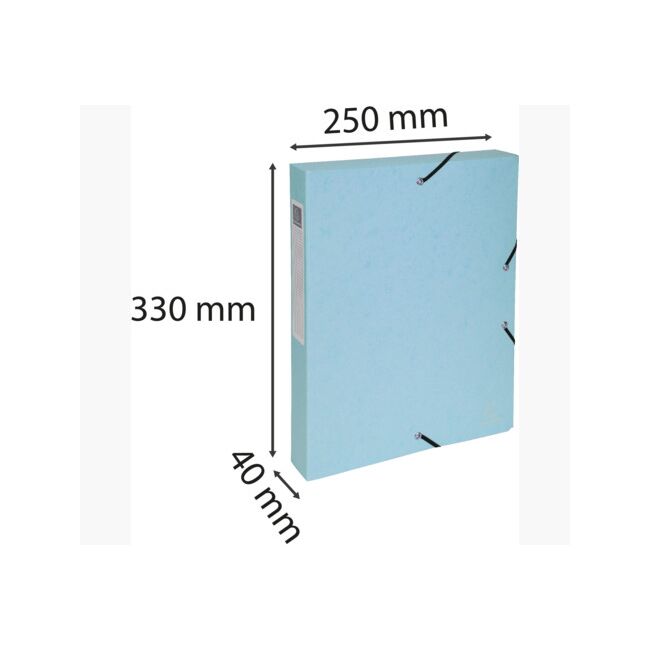 Mapa documente Exacompta, din carton, cu elastic, capacitate 350 coli, diverse culori BPTCFA059560
