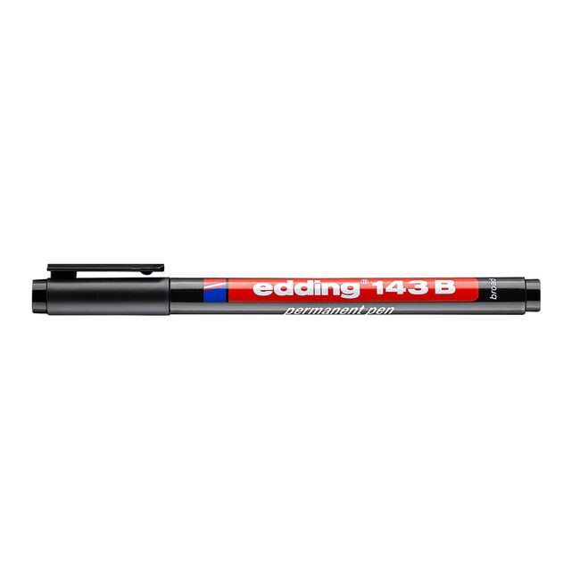 Marker permanent Edding 143 OHP, varf 3 mm, negru BPTCED1431