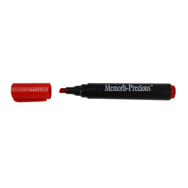 Marker permanent Memoris-Precious, varf tesit, 2-7 mm, rosu BPTCBV990015