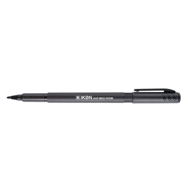 Marker permanent OHP IKON, varf mediu, 1 mm, negru BPTCAY742501