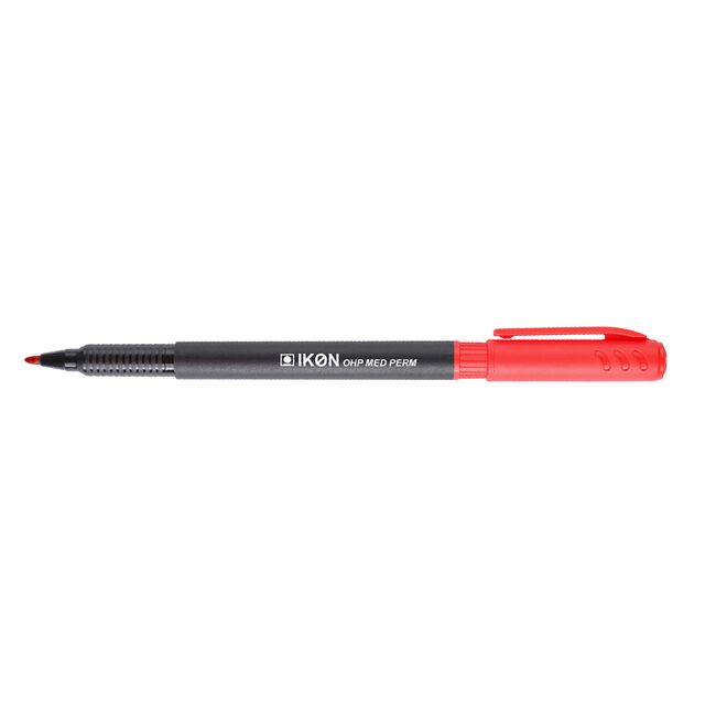 Marker permanent OHP IKON, varf mediu, 1 mm, rosu BPTCAY742502