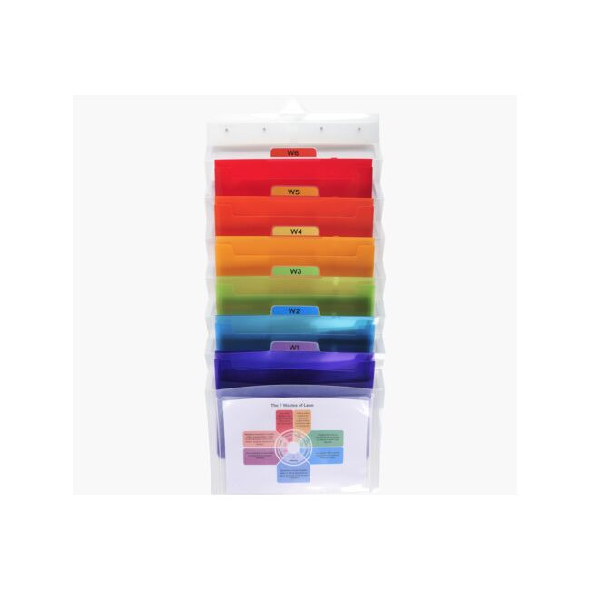 Organizator de perete EXACOMPTA, PP, 6 compartimente, 360x260 mm BPTCFA055898