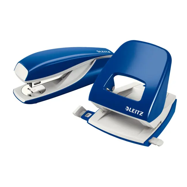 Perforator metalic Leitz 5008 NeXXt Series, 30 coli, albastru BPTCSL802002