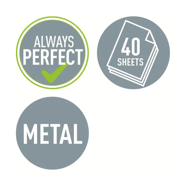 Perforator metalic Leitz 5138 NeXXt Series, 40 coli, negru BPTCSL802201