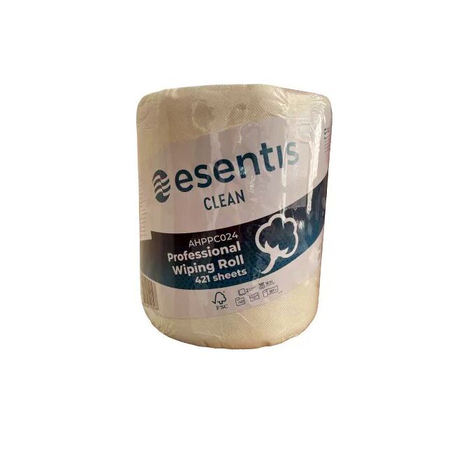 Rola prosop Esentis Clean 2 straturi, 22.5 x 19 cm, 421 portii, 80 m, 1 rola BPTCMGT00024