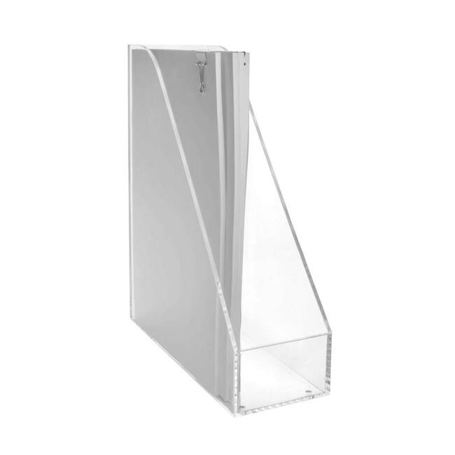 Suport documente vertical Maul, din sticla acrilica, transparent BPTCMA951005